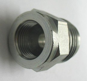 AF 2406-06-08 - 3/8 Female JIC 37 Degree Flare (9/16''-18 Threads) X 1/2 Male JIC 37 Degree Flare (3/4''-16 Threads)