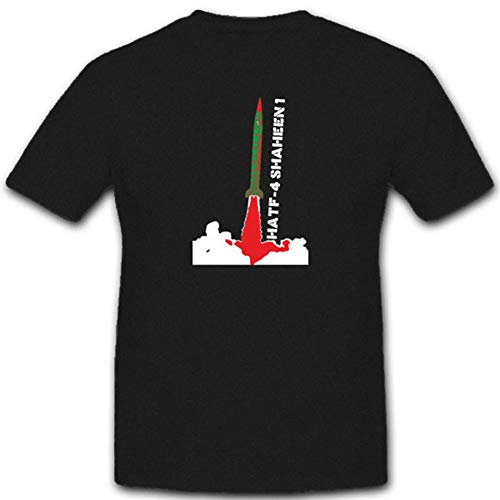 Hatf 4 Chahine 1 Pakistan Missile T-Shirt # 4949 Noir XL