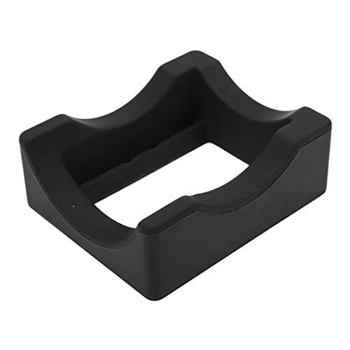 Pwshymi Portavasos de Silicona Soporte Estable, una Mano para Calcomanías Adhesivas, Sublimación, Manualidades, para Varias Tazas, con Ranura para Herramientas Manuales (Negro)
