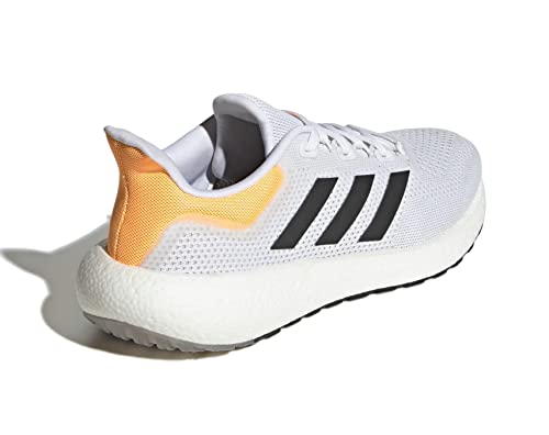 adidas Pureboost Jet Unisex Shoes Size 13, Color: Dove/Black/Orange2