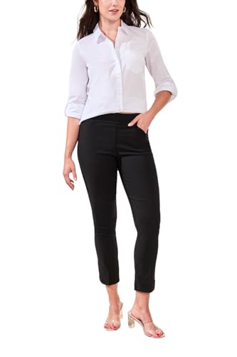 Tribal Women's Performance Stretch Pull on Slimming Ankle Pants2
