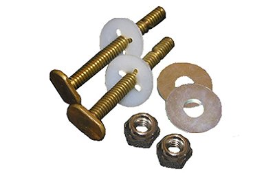 04-3645 Toilet Bolt Kit, Brass, 5/16 x 2.25-In. - Quantity 6