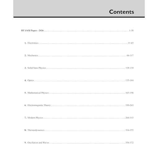 Image of PW IIT JAM Recap 22 Years Physics PYQ Chapterwise & Yearwise Previous Year Solved Papers (2026-2005) with 5 Mock Tests l Exam Questions Covered