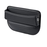 YIXUEERWSY Organizador De Asiento De Coche Negro para Audi Q4 e-Tron I 2021-2024, con Bolsillo Lateral En El Asiento Delantero para Objetos Pequeños Y Teléfonos