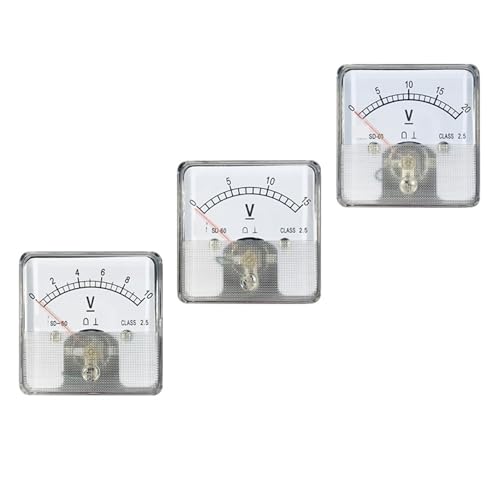 Voltmètre SD60 DC 1V à 600V avec indicateur à pointeur analogique - 5
