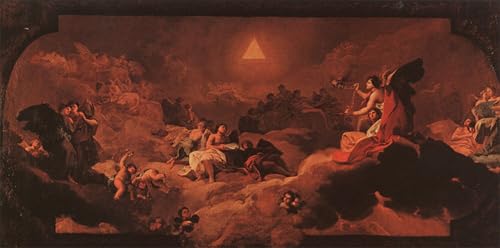 Art décoratif sur toile de Goya l'Adoration du Nom du Seigneur, impression fine de 60x90
