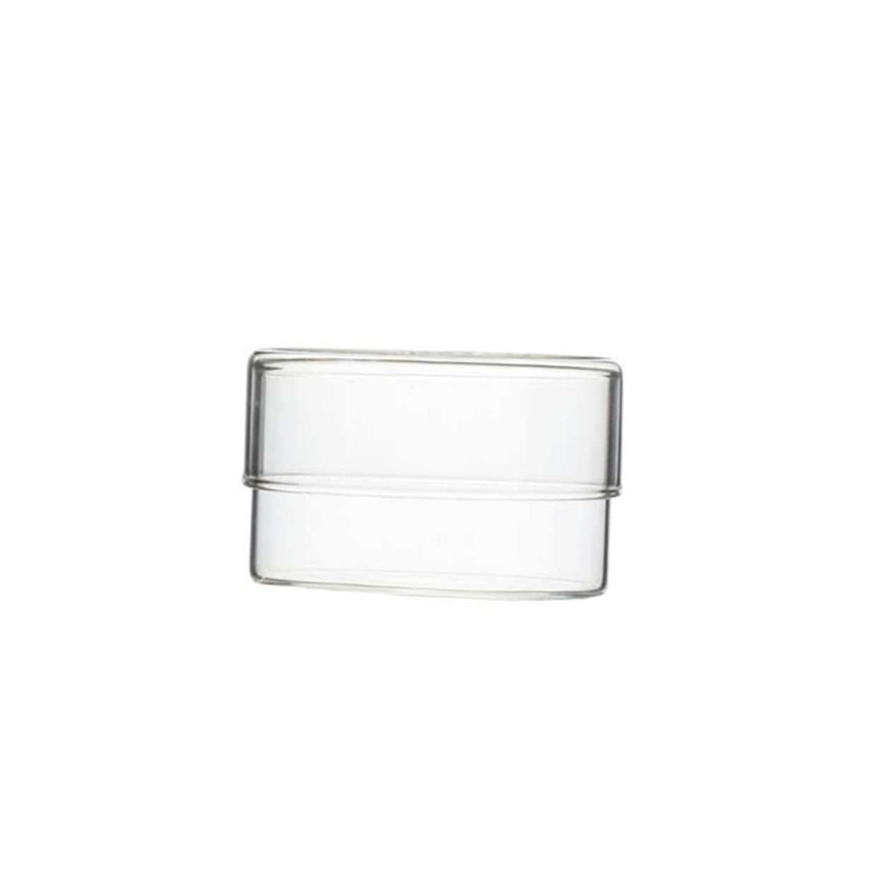 Glas Vorratsdosen aus Klarem Glas mit Deckel 4 Stück Lebensmittelaufbewahrungsbehälter Luftdichte Aufbewahrung für Salz und Kaffeebohnen für Haushalte