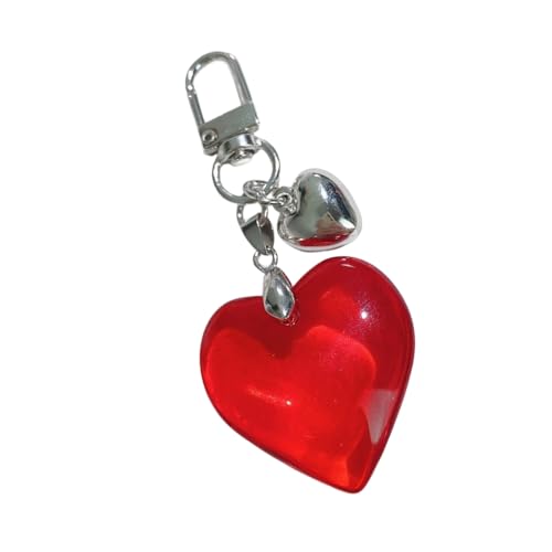 Heart Keyring Alloy Texture Key Accessory Suitable for Fashion Women Girls