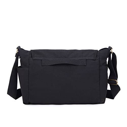 Sechunk Canvas Large Messenger Bag Shoulder Bag Cross Body Bag Crossbody Bag #TOP2