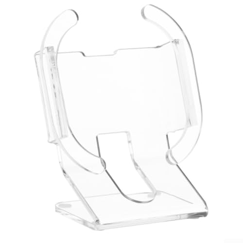 Soporte de mesa acrílico para Bose para soundlink 2ª Gen, soporte antideslizante, transparente, organizador de escritorio, altavoz, pie estable, diseño transparente, estudio en casa (transparente)