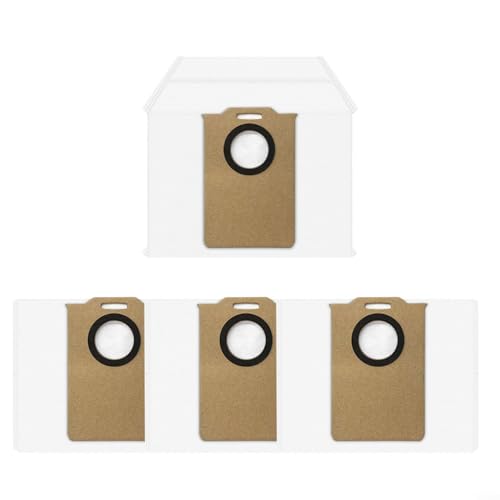 Zhanhai Paquete de 4/10 bolsas de polvo para MONSGA MS1 MAX para Ultenic para T10 Lite para Lubluelu L15 Plu accesorios de repuesto para aspiradora (paquete de 4)
