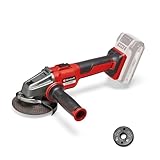 Einhell Professional Akku-Winkelschleifer AXXIO 18/115 Q Li-Solo Power X-Change (18 V, 700 W, Ø 115 mm, 28 mm Schnitttiefe, Brushless, Quick-Fix-Nut, ohne Trennscheibe, ohne Akku)