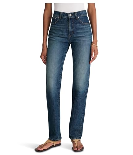 Madewell Women's Longline Straight Jean in Greendale Wash
