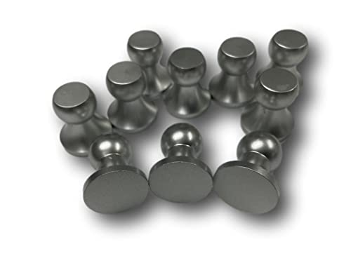 Image of 20mm Aluminum Adhesion Test Dollies - ASTM D4541 Pull-Off - Compatible with PosiTest, tube of 10