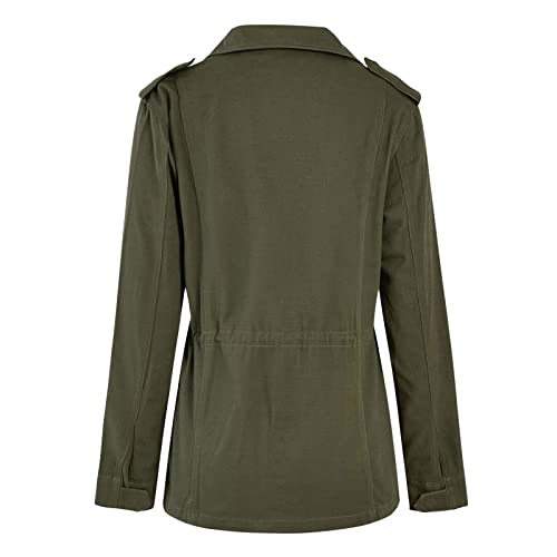 Womens Utility Jacket Transitional Jacket Stand-Up Neck Fashion