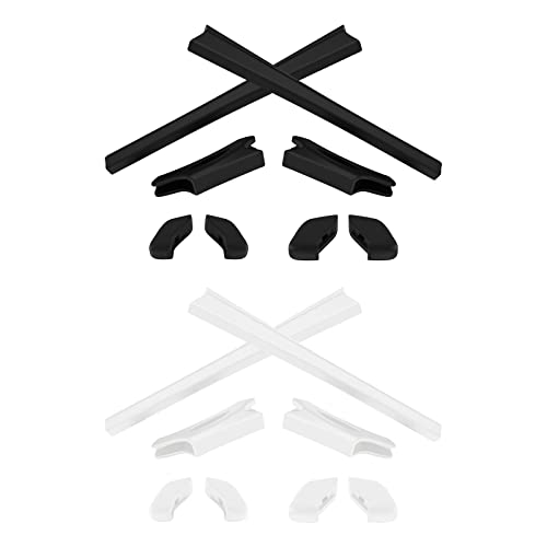 Image of 2 Pair Rubber Kits Earsocks and Nosepieces for Oakley Flak Jacket /Flak Jacket XLJ Sunglass