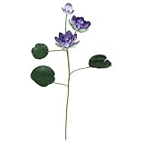 Gatuida 仿真睡莲荷花人工装飾品 耐褪色素材使用 室内外祭祀飾り セレモニー用花オーナメント 写真撮影小道具 シーン演出向け