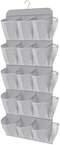 MISSLO 30 Large Pockets Dual Sided Hanging Shoe Organizer for Clo...