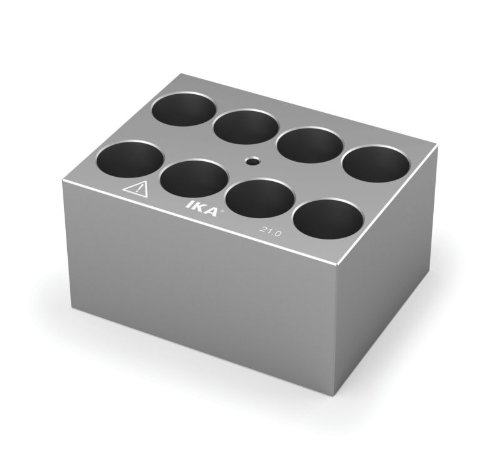 IKA 4469100 Single Block for Round Bottom Tubes 20 mm, Pore Size 21.0 mm, Depth 48.4 mm