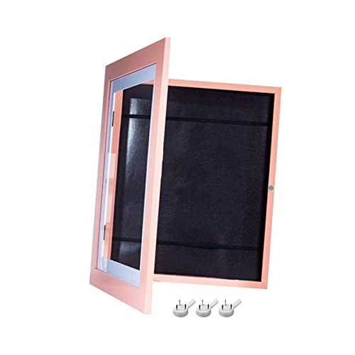 Fakeme Kids Art Frame Display Storage Photo Frame Interchangeable Shatter Resistant Horizontal Vertical Kids Artwork Frame For Postcards Awards, Pink S #TOP5