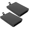 2Pcs Console Internal Hard Drive Enclosure for 360 Slim Replacement HDD Case Shell