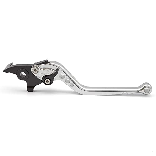 Image of Aluminum CNC Clutch Brake Levers Fit For RE650 Interceptor Continental INT-650 GT650 GT 650 Before 2022 Long Adjustable Silver