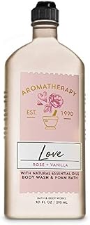Bath and Body Works Aromatherapy LOVE - ROSE + VANILLA Body Wash