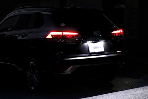 Lot De 2 Ampoules LED Pour Plaque D'Immatriculation - Blanc 6000K, Canbus Sans Erreur - Compatible Toyota/Lexus/Subaru (Alphard, RAV4, BZ4X, ES, UX...) - 6