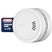 ABUS Rauchmelder Prefira Mini - Q-Label zertifizierter Mini-Rauchmelder mit 10-Jahres-Batterie, Fehlalarmreduzierung, 2-LED-Raucherkennung, adaptiver LED-Helligkeit, Magnethalter und Klebepad