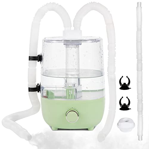 Reptile Humidifiers Mister, Reptile Fogger Terrarium Machine with Adjustable Humidifier Hoses/Tubes, 4L Large Top-Filled…