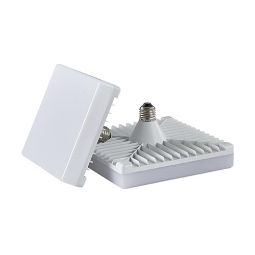 Linqzxz 1 Pièce Ampoule LED Universelle pour E26/E27, Carrée 60W Haute Luminosité Ampoules Intérieur, AC 85-265V, Utilisable dans Salons, Bureaux et Maisons, Non Dimmable