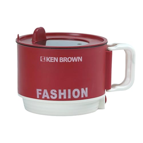 KEN BROWN Electric Hot Pot - 3-in-1 Multi-Cooker with Adjustable Temperature Control, Perfect for Shabu-Shabu, Soup, Noodles & More – Compact, Stylish & Easy Clean (1.5L, Fashion Design)