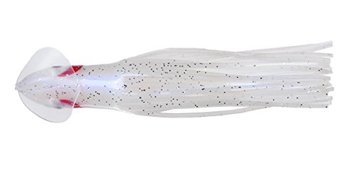 Yo-Zuri R1022-001E Cuttlefish with Ear Head Hole Red Eye Trolling Skirt (5 Pack), Blue