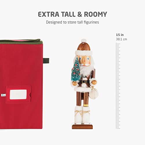 Boîte de rangement pour figurines de Noël zippée protégeant les objets fragiles - 4