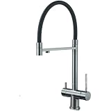 Rubinetti per lavello da cucina Nero Grigio Filtro da cucina Filtro dell'acqua Rubinetti da cucina Rubinetto da cucina Miscelatore Depurazione dell'acqua Rubinetti dell'acqua potabile TIPO B Spazzola