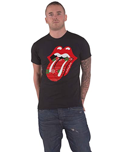 Rolling Stones The T Shirt Christmas Tongue Band Logo Nouveau Officiel Homme Size XXL