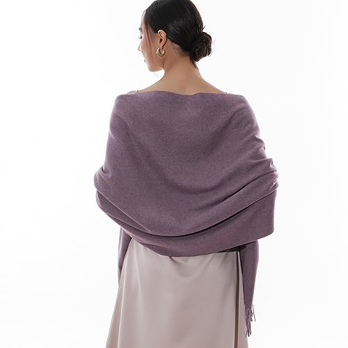 RIIQIICHY Winter Scarfs for Women Pashmina Shawls Wraps for Evening Dresses Large Warm Soft Scarves