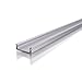 Produktbild Reprofil AU-01-15 flaches U-Profil für 15-16,3 mm LED Stripes, gebürstet, 1000 mm, silber 970066