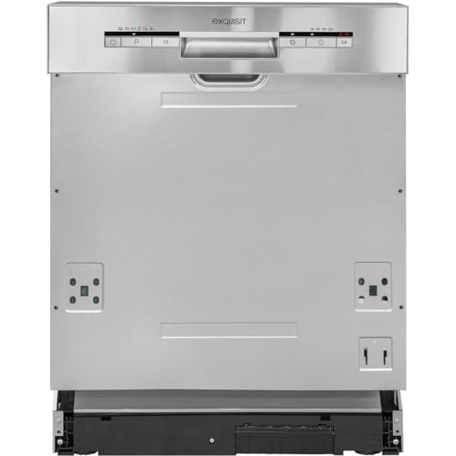Exquisit Geschirrspüler EGSP1012-EB-030E inox Spülmaschine 60 cm...