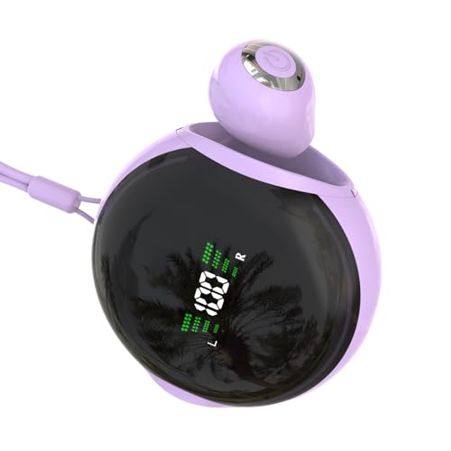Trveqhk Audífonos pequeños – Audífonos deportivos, control táctil inteligente, reducción de ruido para amigos, colegas, hogar, viajes, deportes