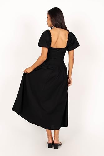 Petal & Pup Women's Maria Puff Sleeve Midi Dress4