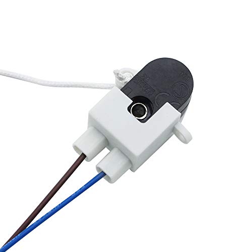 KingYH 2 Pezzi Mini Pull Cord Interruttore 1 Buco