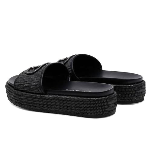 Chaussures Guess FLJLNY FAB19 : mules noires à plateforme pour femme