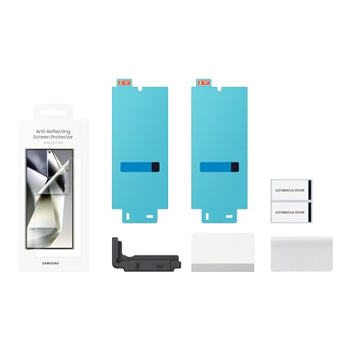 SAMSUNG Galaxy S24 Ultra Anti-Reflecting Phone Screen Protector, Front Display Protective Film Shield, Anti Scratch Protection, Dustproof, US Version, EF-US928CTEGUS, Transparent
