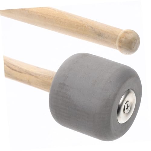 Baqueta de batería de madera con agarre ergonómico gris miniatura 3