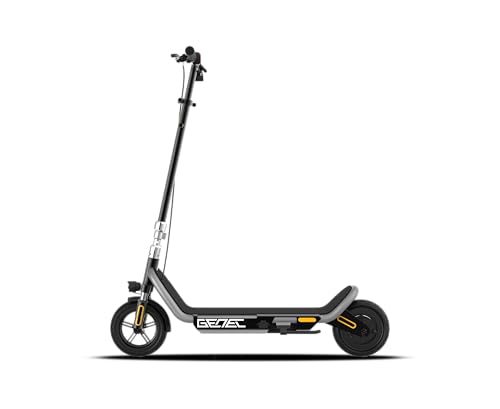 Image of GENEL Scoot Electric Scooter: Max Speed 25 Km /H, Range 30 Km, Fold and Carry Design, LED Lightweight, 125 Kg Capacity, Teal, Adult