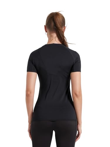 4 Pack Short Sleeve Compression Shirt Women Workout Athletic Baselayer Yoga Softball T-Shirts Cool Running Tops3