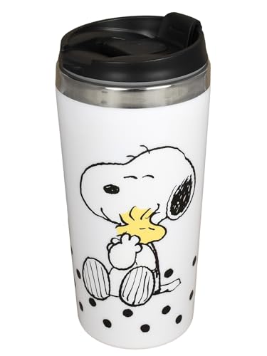 United Labels Peanuts Snoopy - Taza térmica (450 ml), diseño de corazón