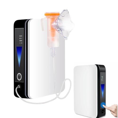 Mavdecll Generador de OxíGeno PortáTil,Inteligente Ajustable MáQuina de OxíGeno,Concentrador de OxíGeno Al 40%,Caudal de OxíGeno 1 L/Min,para Zonas de Alta Altitud y Actividades de ExploracióN