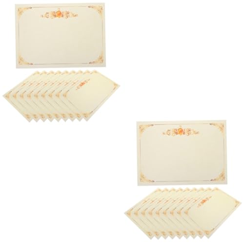 Papier de certificat vierge imprimable double offset | 200 feuilles